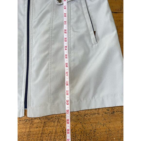 Womens Braetan Light Cream/Gray Lightweight Pockets Full Zip Jacket Size SP - Picture 8 of 9